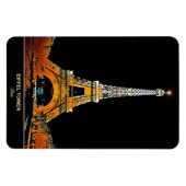 Erleben Sie Paris von oben: Eiffelturm flexibel Magnet (Horizontal)