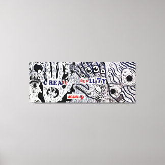 Erleben Sie wieder Realität Leinwanddruck