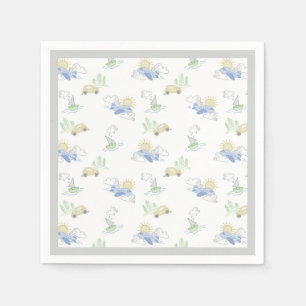 Erlebnis auf Reisen - Auto, Flugzeug, Boot Serviette