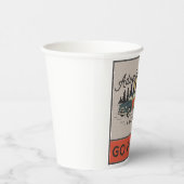 Erlebnis auf Reisen: Go It Retro Camping Reisen Pappbecher (Rechts)