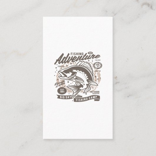 Erlebnis der Fischerei Visitenkarte (Vorderseite)
