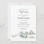 Erlebnis Erlebnis Watercolor Brautparty Einladung (Vorderseite)