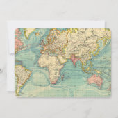 Erlebnis erwartet Abschluss Einladung Reisen (Rückseite)