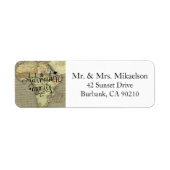 Erlebnis erwartet Alte Weltkarte (Vorne)