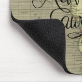 Erlebnis erwartet alter World Map Mouse Pad Mousepad (Ecke)