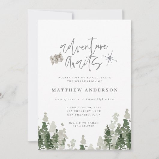 Erlebnis erwartet Ankündigung von Abschluss Foto (Vorderseite)