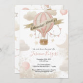 Erlebnis erwartet Baby Dusche Einladung für MIRL (Vorne/Hinten)