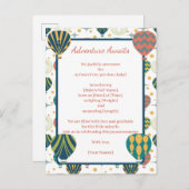 Erlebnis erwartet Balloon Ankündigung zur Geburt (Vorne/Hinten)