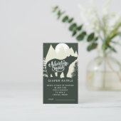 Erlebnis erwartet Bärentaucher-Raffle Begleitkarte (Stehend Vorderseite)