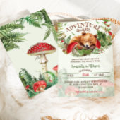 Erlebnis erwartet Bear Baby Dusche Einladung