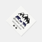 Erlebnis erwartet Bears Baby Dusche Napkins Serviette (Ecke)