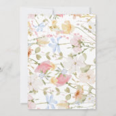 Erlebnis erwartet Brautparty, Reisedusche Einladung (Rückseite)