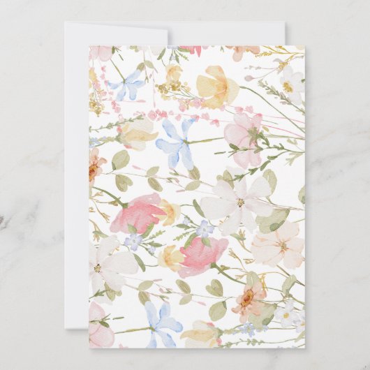 Erlebnis erwartet Brautparty, Reisedusche Einladung (Rückseite)