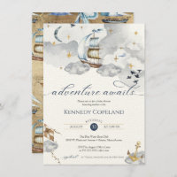 Erlebnis erwartet Dreamy Nautical Ship Baby Shower