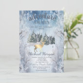 Erlebnis erwartet Forest Gold Deer Blue Pension Einladung (Stehend Vorderseite)