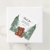 Erlebnis erwartet Forest Woodland Babydusche Geschenkanhänger (Beispiel)