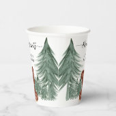 Erlebnis erwartet Forest Woodland Babydusche Pappbecher (Rechts)