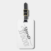 Erlebnis erwartet Gepäcktag Gepäckanhänger (Vorderseite vertikal)