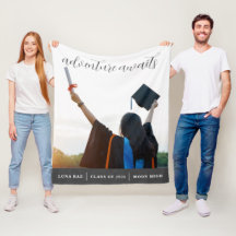 Erlebnis erwartet Graduate Fleece Blanket
