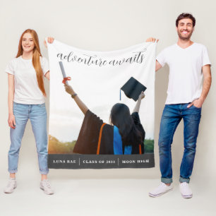 Erlebnis erwartet Graduate Fleece Blanket