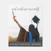 Erlebnis erwartet Graduate Fleece Blanket (Vorderseite)