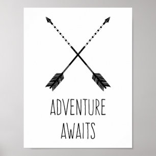 Erlebnis erwartet Inspiration Poster