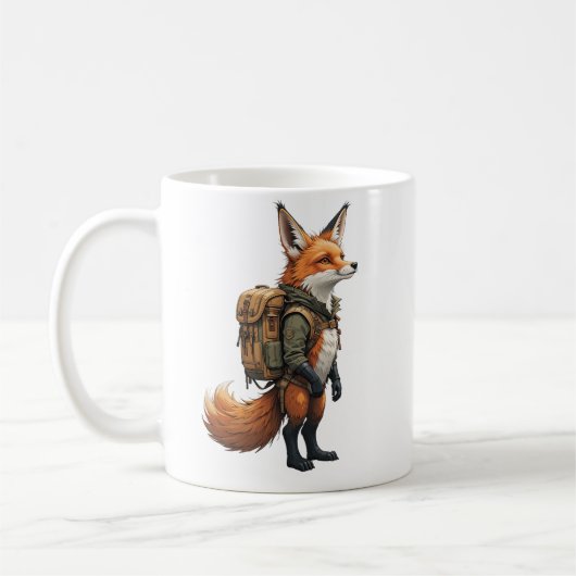 Erlebnis erwartet mit Foxy den Explorer! Kaffeetasse (Links)