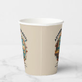 Erlebnis erwartet Moderne Globe Baby Dusche Papier Pappbecher (Rechts)