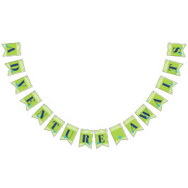 Erlebnis erwartet Nautical Niedlich Whales Baby Sh Wimpelkette