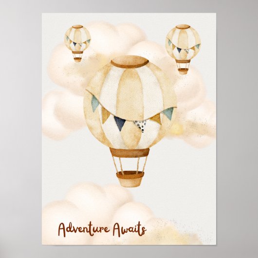 Erlebnis erwartet neutrales Poster (Vorne)