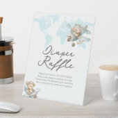 Erlebnis erwartet Niedliches Teddy Diaper Raffle-Z Sockelschild (In SItu)