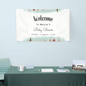 Erlebnis erwartet Rustikal Forest Baby Dusche Banner (Messeveranstaltung)