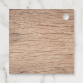 Erlebnis erwartet Rustikale Sonnenblumen Babydusch Geschenkanhänger (Rückseite)