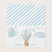 Erlebnis erwartet Teddy Bear Baby Dusche Klappbar (Außenseite Aufgefaltet)