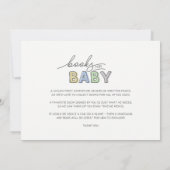 Erlebnis erwartet Travel Baby Dusche Einladung (Rückseite)