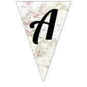 Erlebnis erwartet Vintage Karte Travel Baby Dusche Wimpelkette (Erste Fahne)