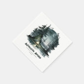 Erlebnis erwartet Wild Nature Themed Napkins Serviette (Ecke)