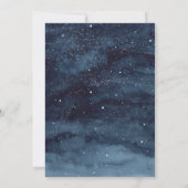 Erlebnis erwartet Winterwaldruhestand Party Einladung (Rückseite)