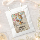 Erlebnis erwartet World Map Baby Shower Geschenktütchen (Ausgeschnitten)