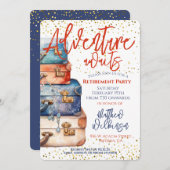 Erlebnis im Party für Rentner Einladung (Vorne/Hinten)