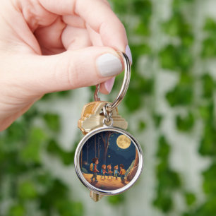 Erlebnis in der Nacht mit 5 Kindern Schlüsselanhänger