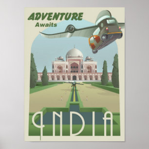 Erlebnis in Indien Poster