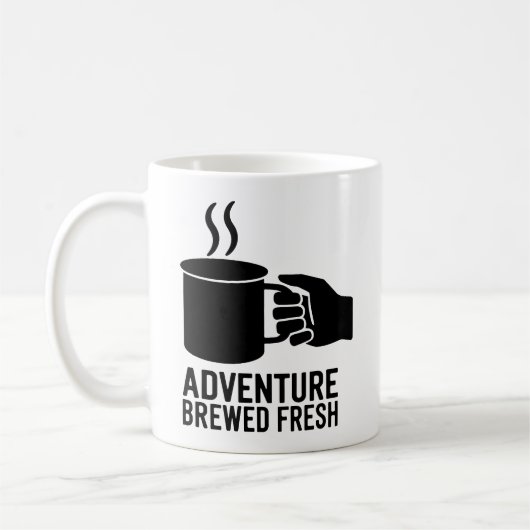 Erlebnis Outdoor Camping Design Kaffeetasse (Links)