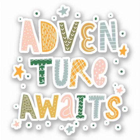 Erlebnis wartet aufkleber (Vorderseite)