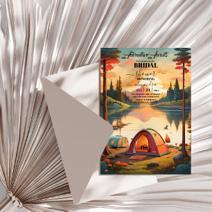 Erlebnis wartet Bergwald Brautparty Einladung