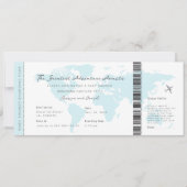 Erlebnis wartet Boarding Pass Einladung (Vorderseite)