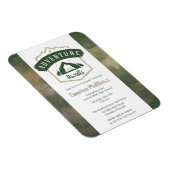 Erlebnis wartet Camping Graduation Party Einladung Magnet (Rechte Seite)