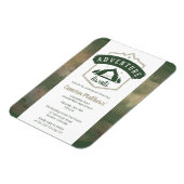 Erlebnis wartet Camping Graduation Party Einladung Magnet (Linke Seite)