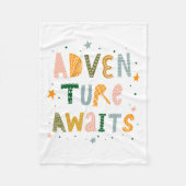 Erlebnis wartet fleecedecke (Vorderseite)