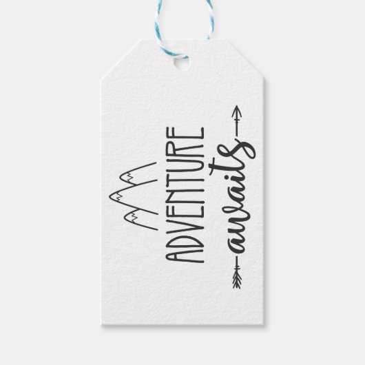 Erlebnis wartet geschenkanhänger (Vorderseite)